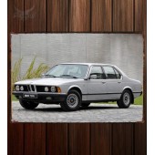 Металлическая табличка BMW 733i Security (E23)